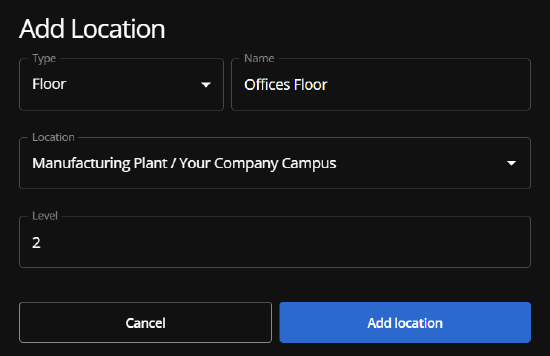 Add location details